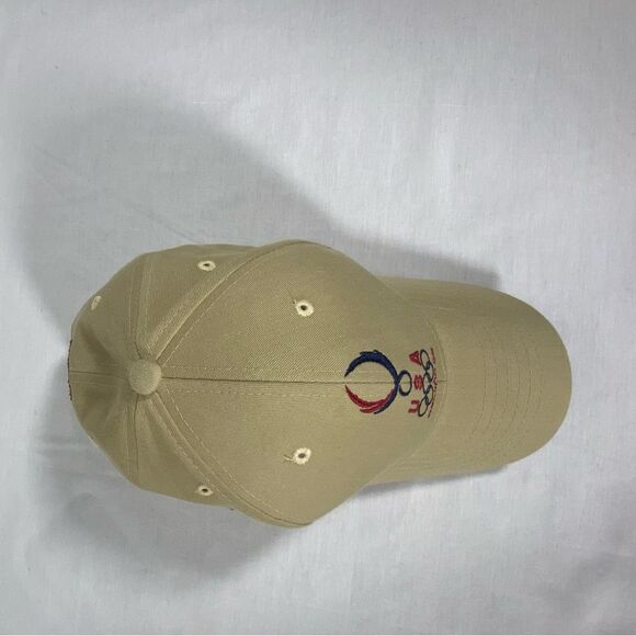 Tan Beijing 2008 Olympics US Team Baseball Cap - Picture 3 of 5
